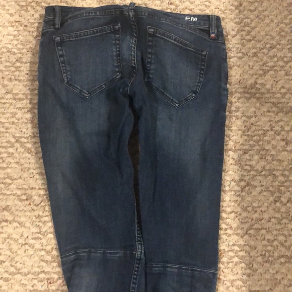 🇫🇷Etienne Marcel Skinny denim with 3 red zippers & detailed leg seams 🇫🇷 - Picture 7 of 8